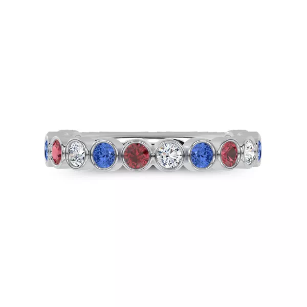 Americana Bezel Lab Diamond Ring