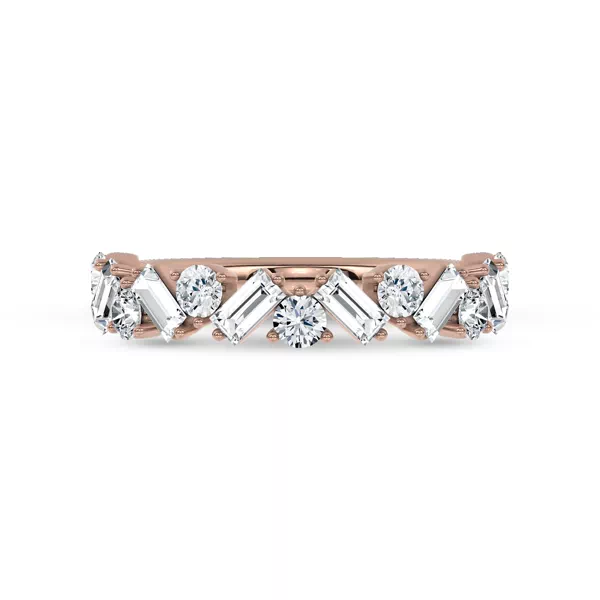 Zigzag Lab Diamond Band