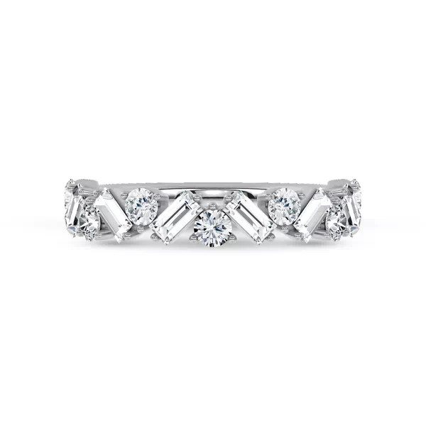 Zigzag Lab Diamond Band