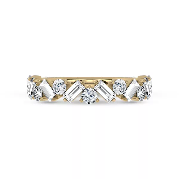Zigzag Lab Diamond Band