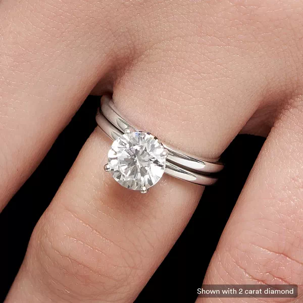 Setting Violeta Sapphire Hidden Halo