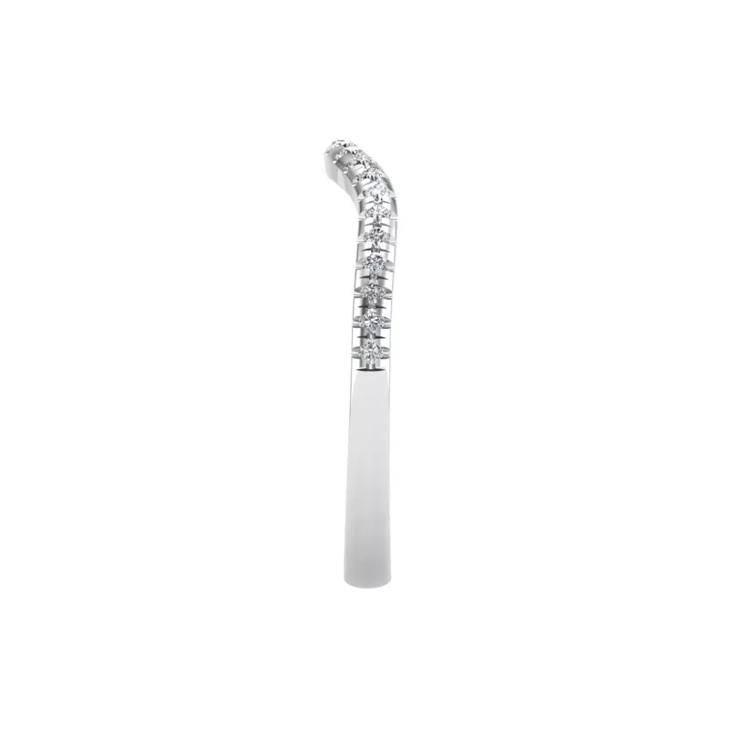 Platinum Madison Pave Band