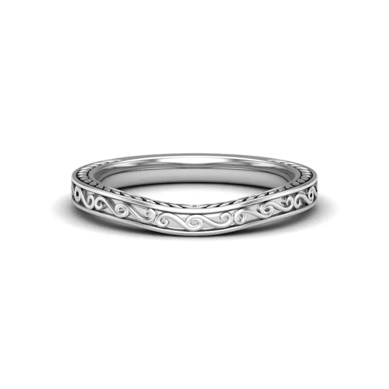 14K White Gold Emma Band