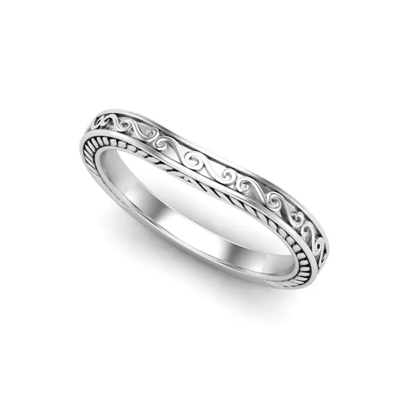 14K White Gold Emma Band