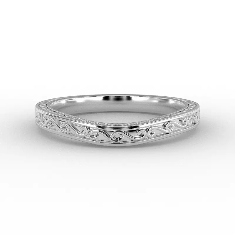 14K White Gold Emma Band