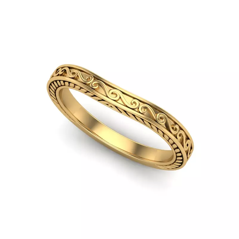 14K Yellow Gold Emma Band