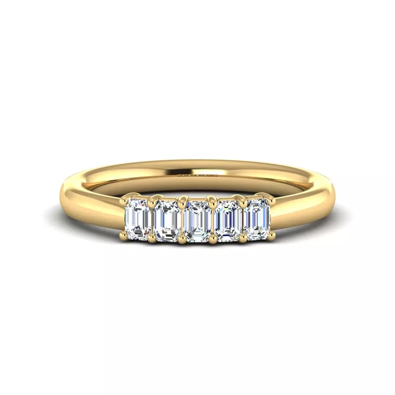 Salem 5 Stone Diamond Band