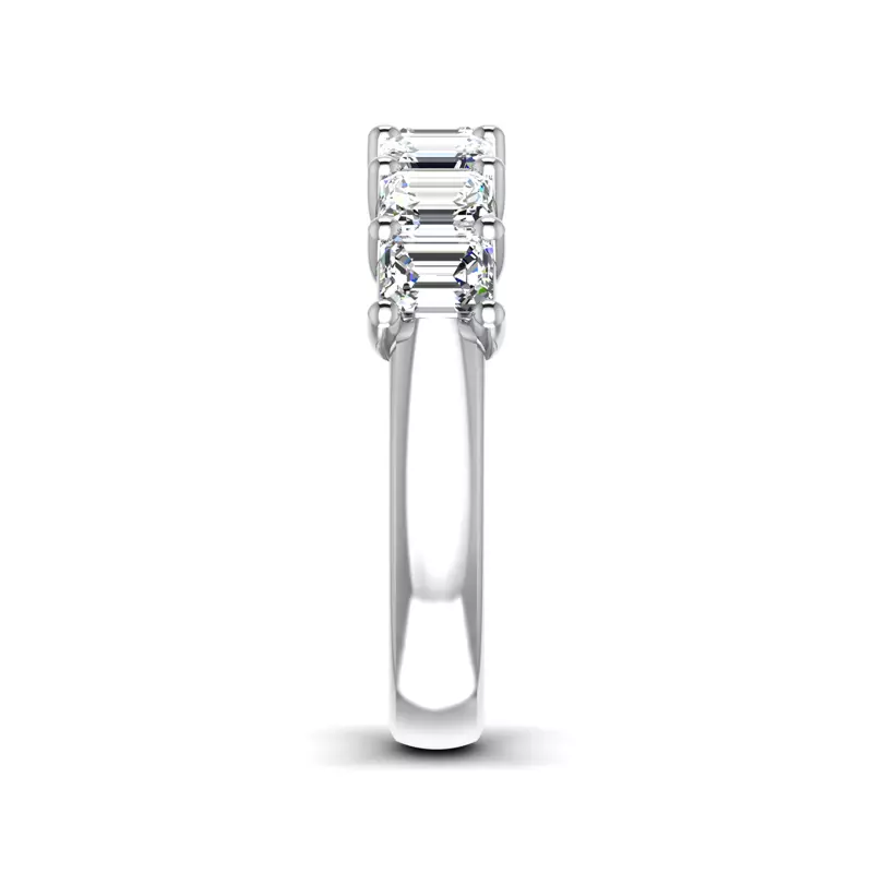 14K White Gold Adley 7 Stone Diamond Band