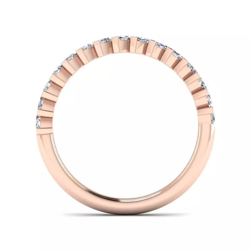 14K Rose Gold Alma Diamond Anniversary Band