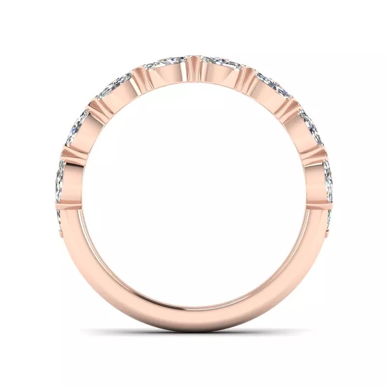 14K Rose Gold Helena Diamond Anniversary Band