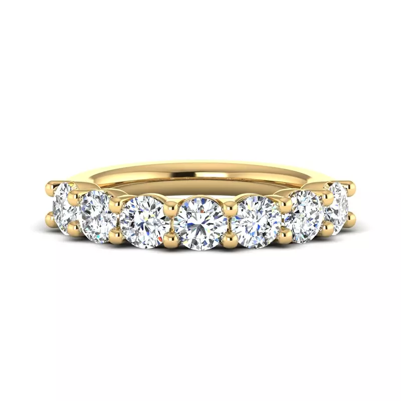 Bonnie 7 Stone Lab Diamond Band