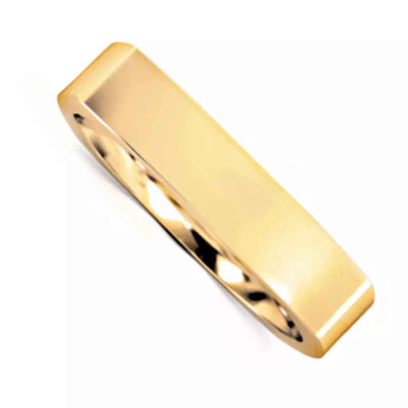14K Yellow Gold Flat Euro Comfort Fit (2Mm)