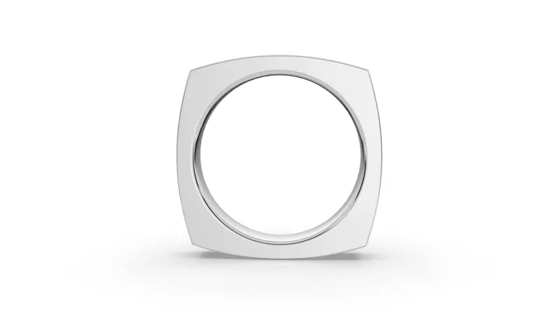Platinum Flat Euro Comfort Fit (4Mm)