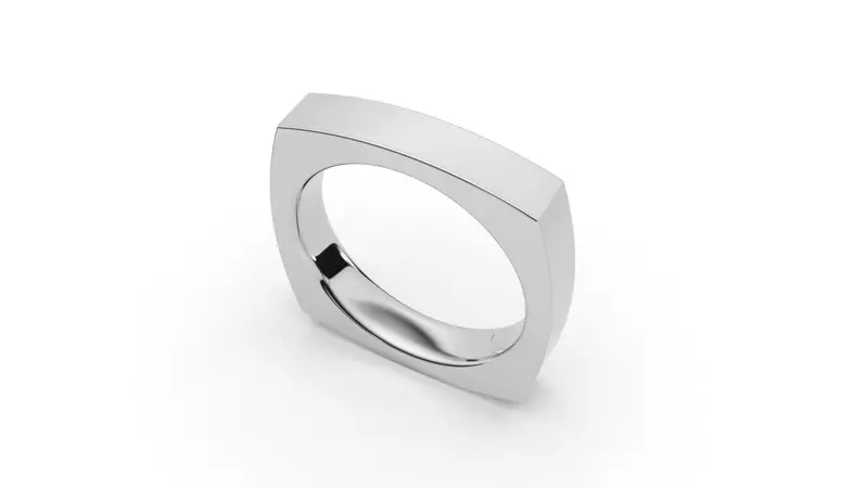 Platinum Flat Euro Comfort Fit (4Mm)