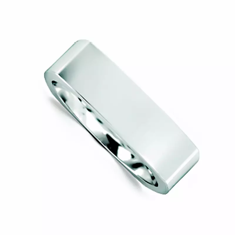 Platinum Flat Euro Comfort Fit (4Mm)