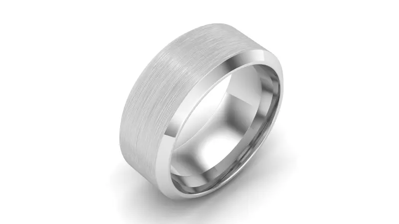 Beveled Edge Band (8mm)