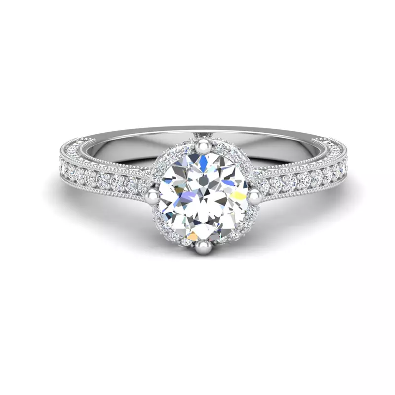 Tessa Halo Engagement Ring