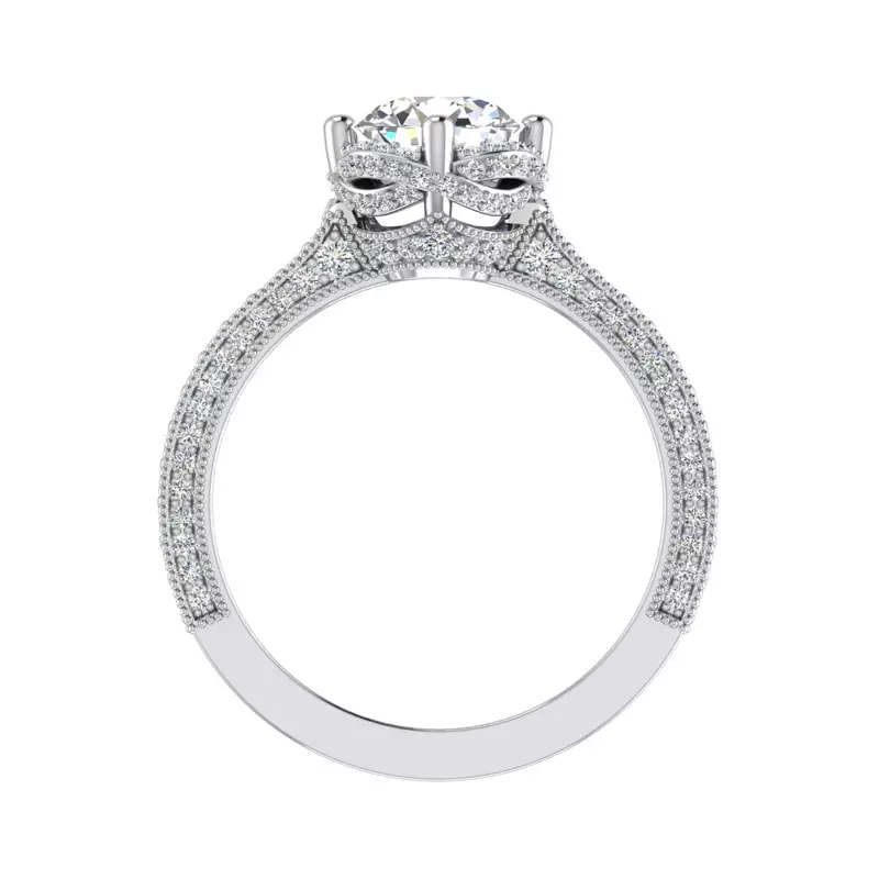 Platinum Tessa Halo Engagement Ring