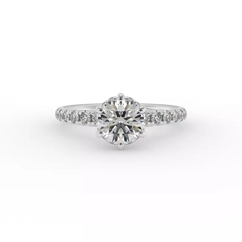 Lainey Halo Engagement Ring
