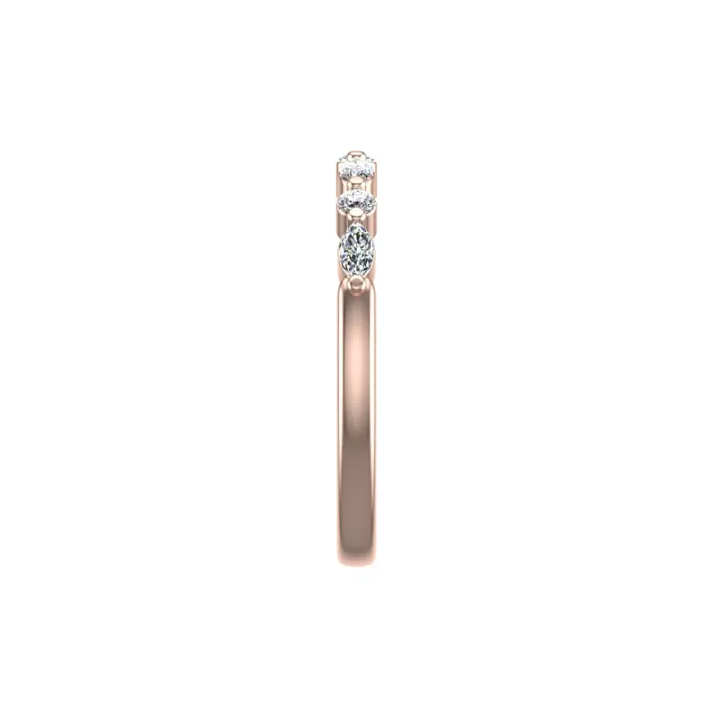 14K Rose Gold Samantha Diamond Band