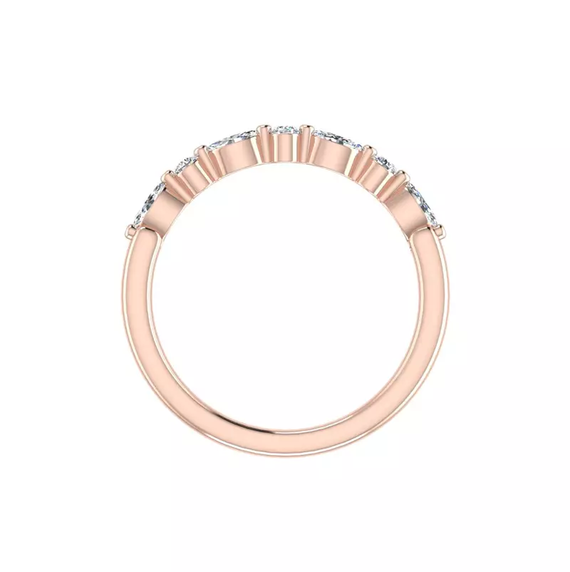 14K Rose Gold Samantha Diamond Band