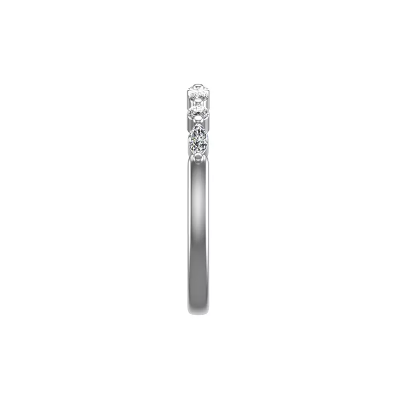 18K White Gold Samantha Diamond Band