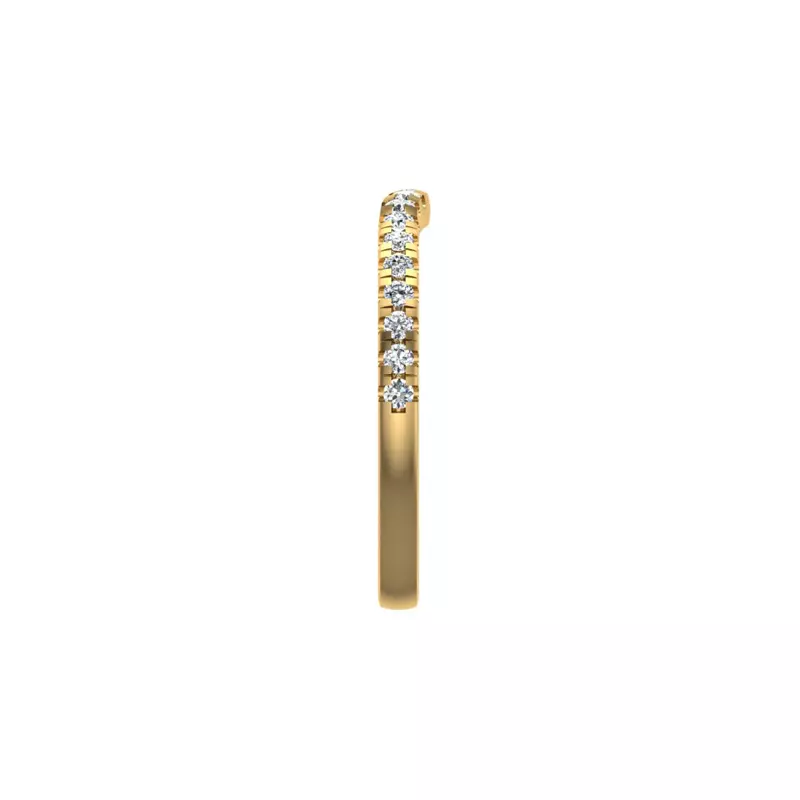 18K Yellow Gold Melanie Pave Band