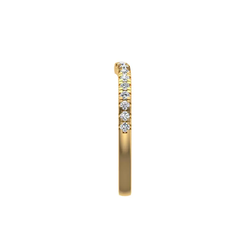 18K Yellow Gold Julia Pave Band