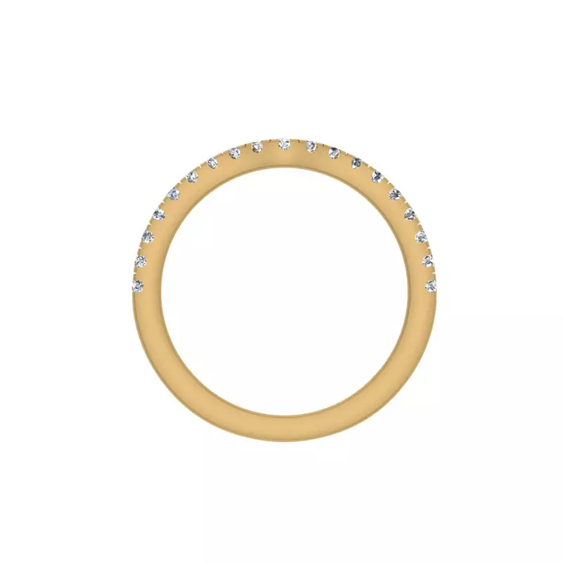 18K Yellow Gold Julia Pave Band