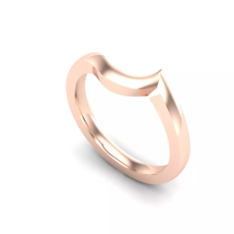 14K Rose Gold Amelia Band