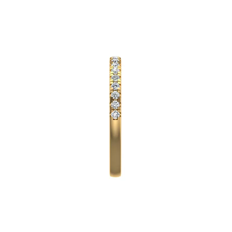 14K Yellow Gold Hadley Pave Band