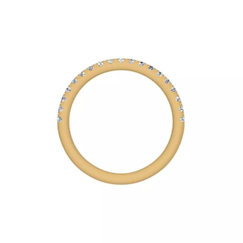14K Yellow Gold Hadley Pave Band
