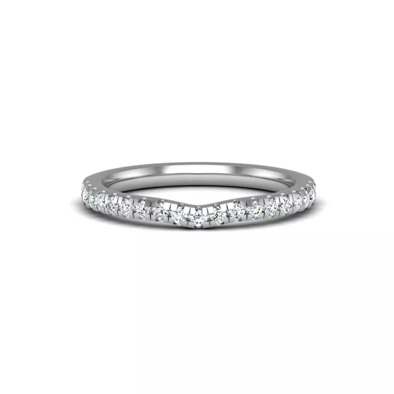 14K White Gold Adalynn Pave Band