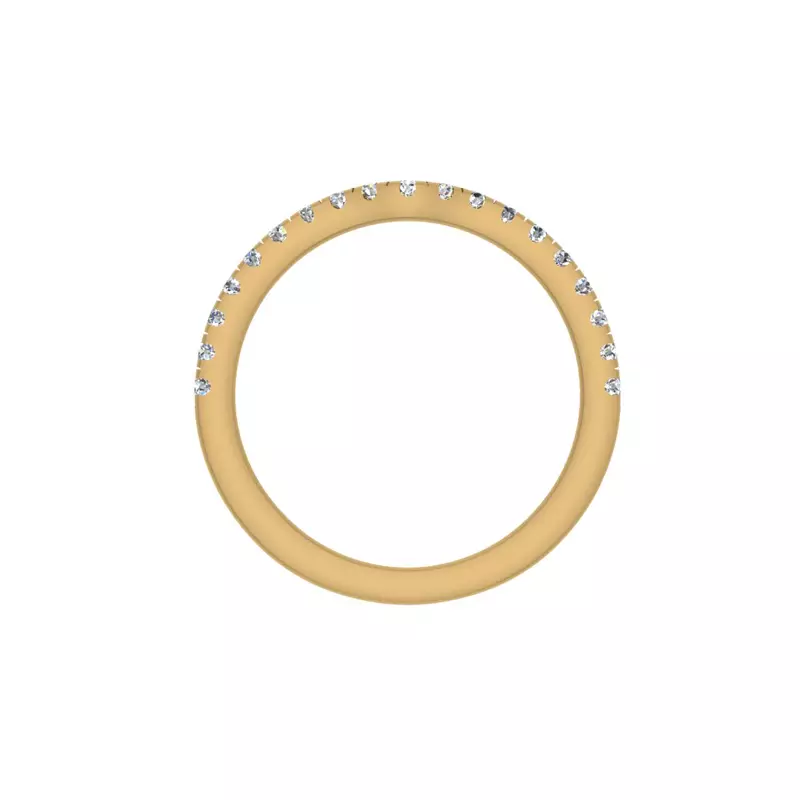 14K Yellow Gold Adalynn Pave Band