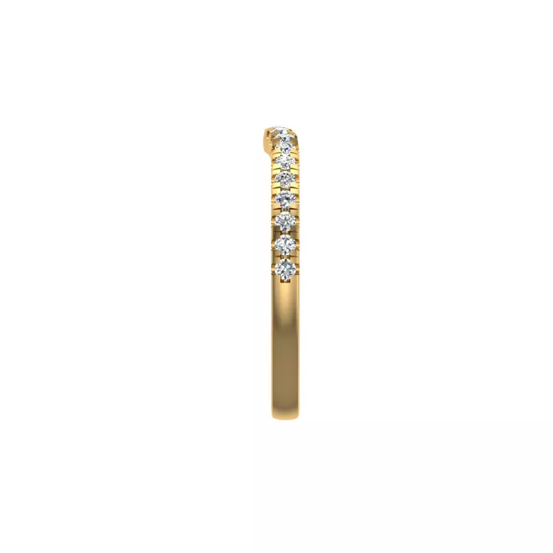 14K Yellow Gold Adalynn Pave Band