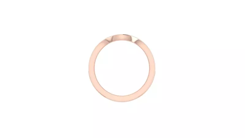 14K Rose Gold Lyla Pave Band