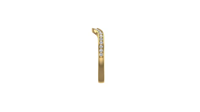 14K Yellow Gold Lyla Pave Band