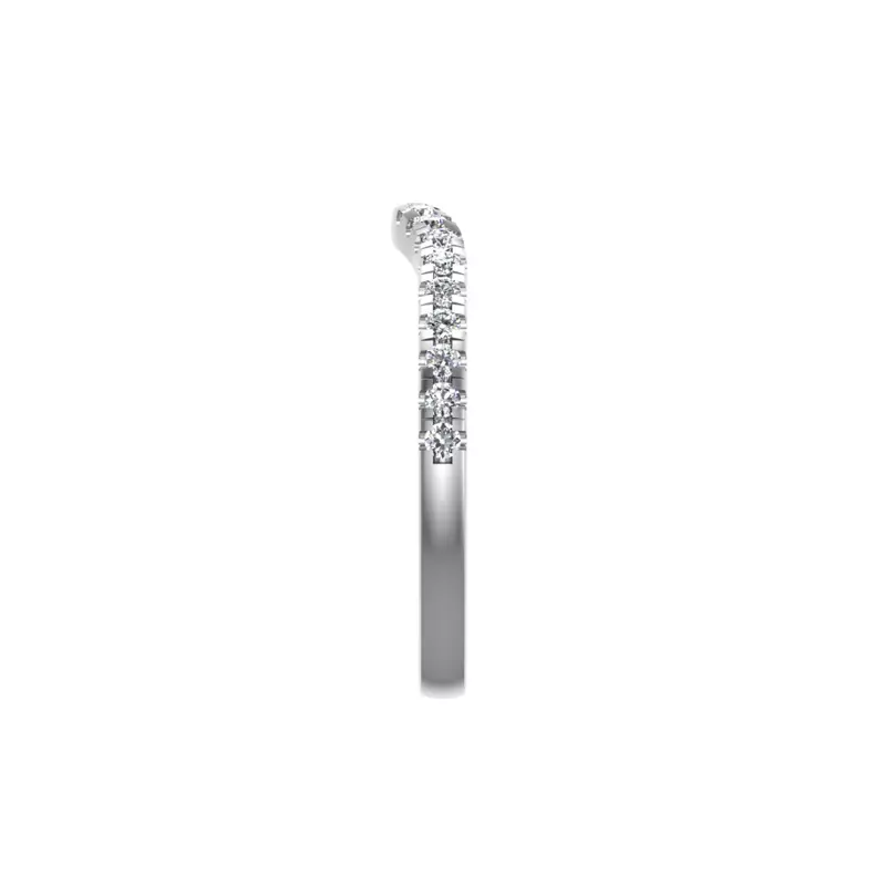 Platinum Margaret Pave Band