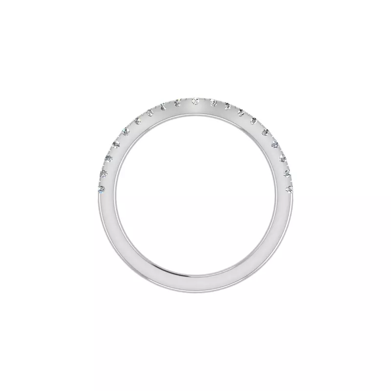 14K White Gold Ayla Pave Band