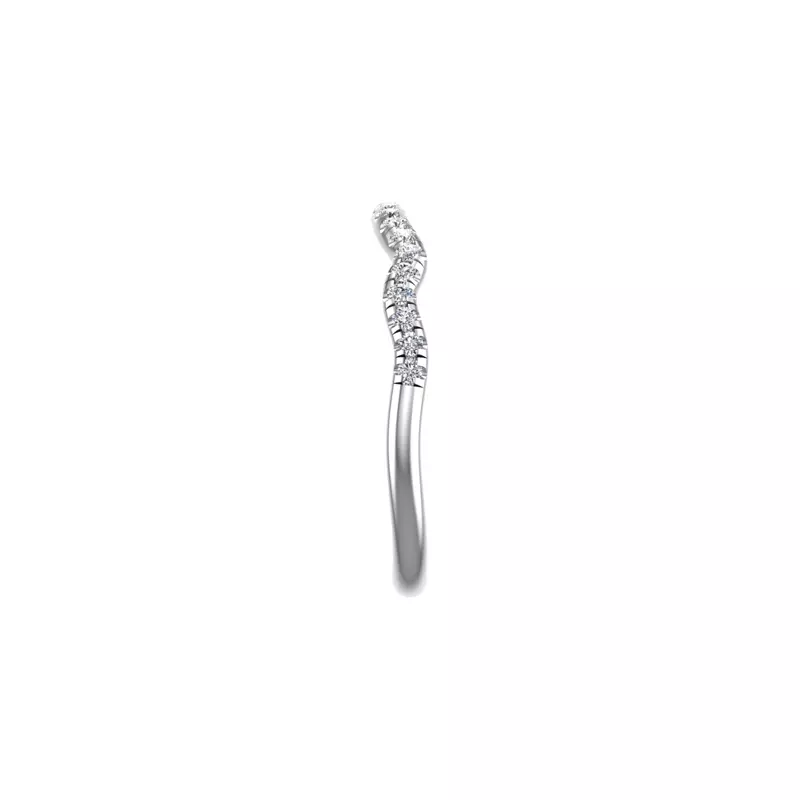 18K White Gold Kylie Pave Band