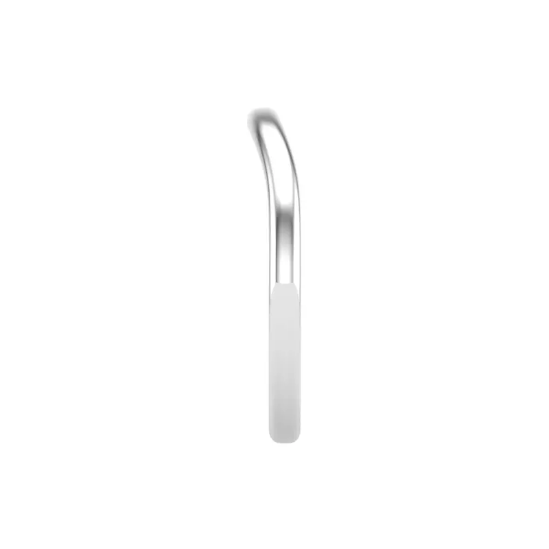 14K White Gold Faith Band
