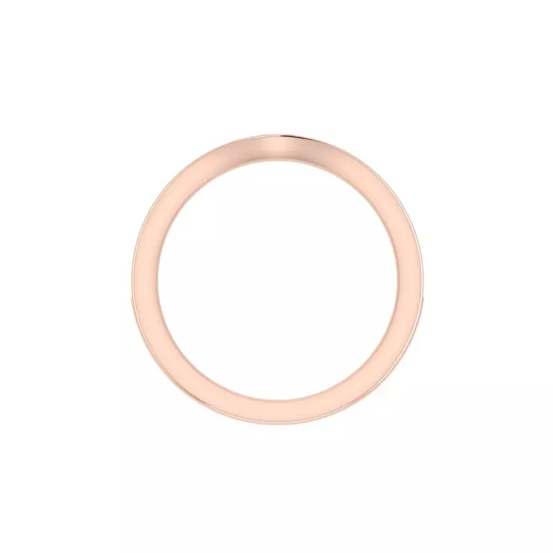 14K Rose Gold Alina Pave Band