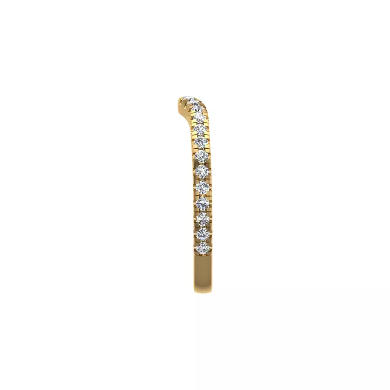 14K Yellow Gold Maeve Pave Band