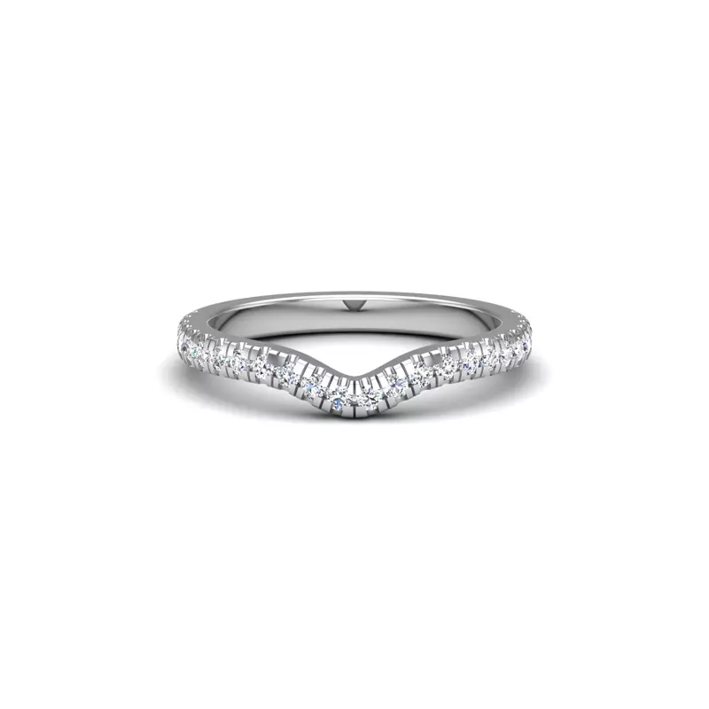 Platinum Harmony Pave Band