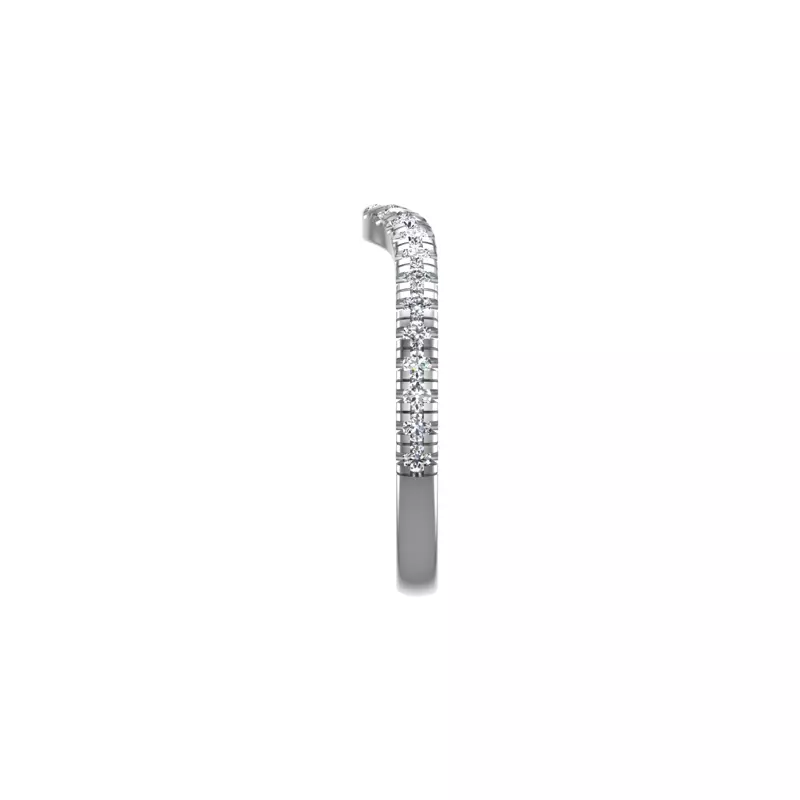 Platinum Harmony Pave Band