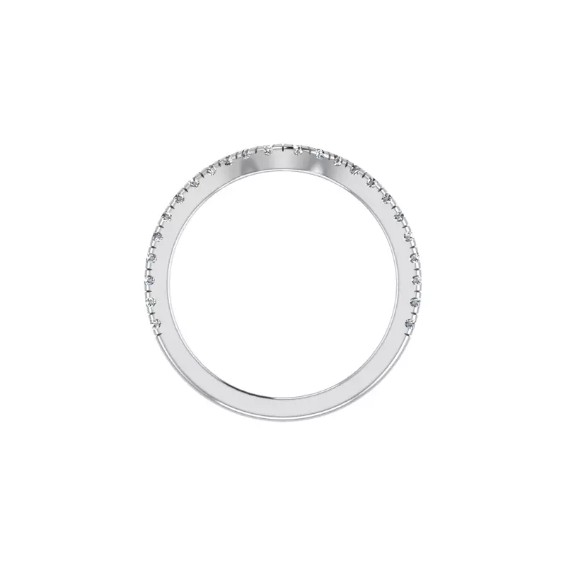 Platinum Harmony Pave Band