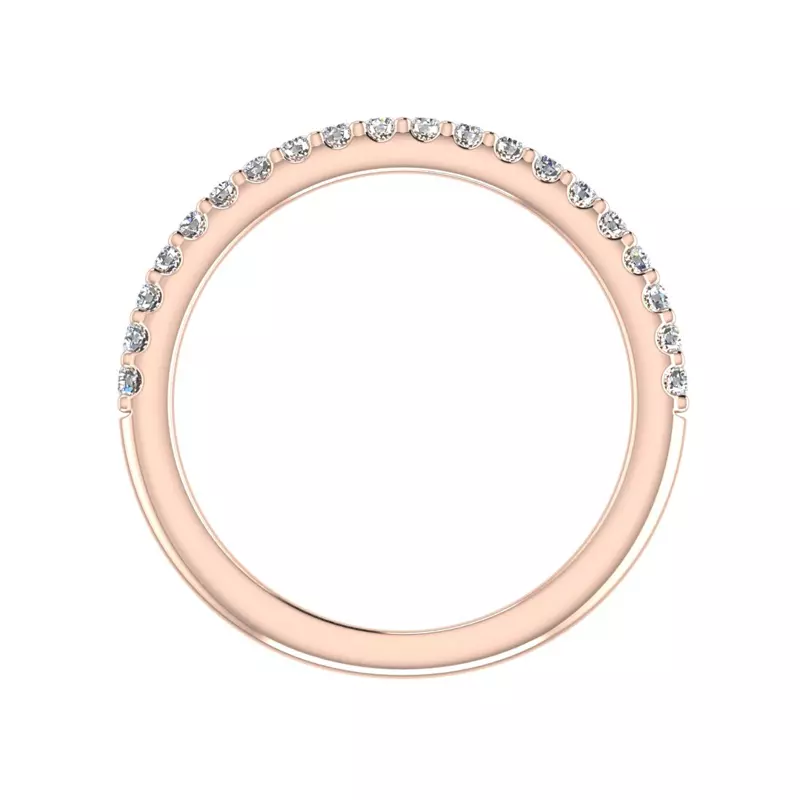 14K Rose Gold Catalina Pave Band