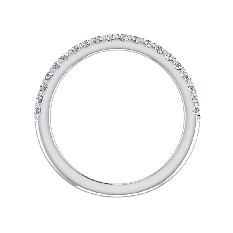 14K White Gold Catalina Pave Band