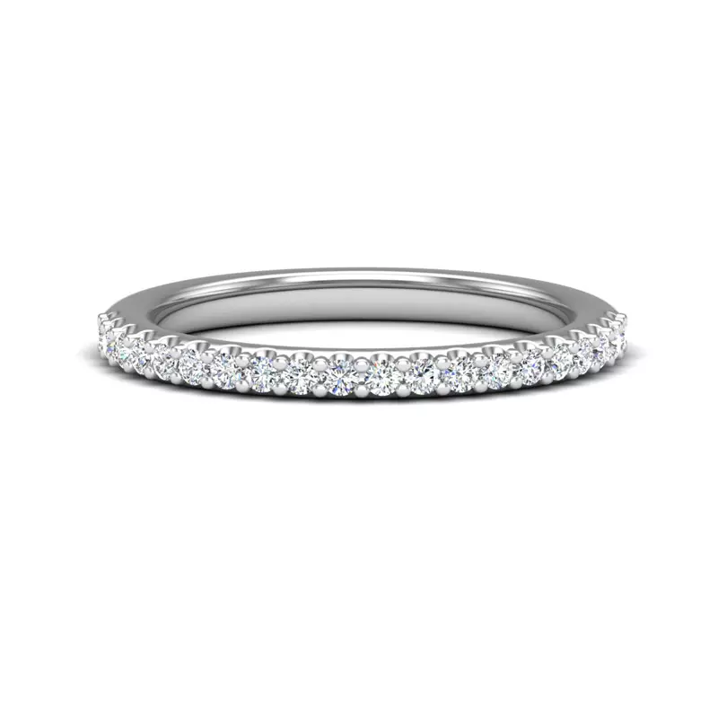 14K White Gold Catalina Pave Band