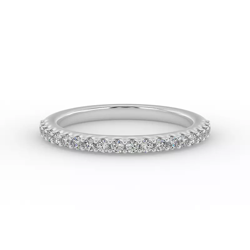 14K White Gold Catalina Pave Band